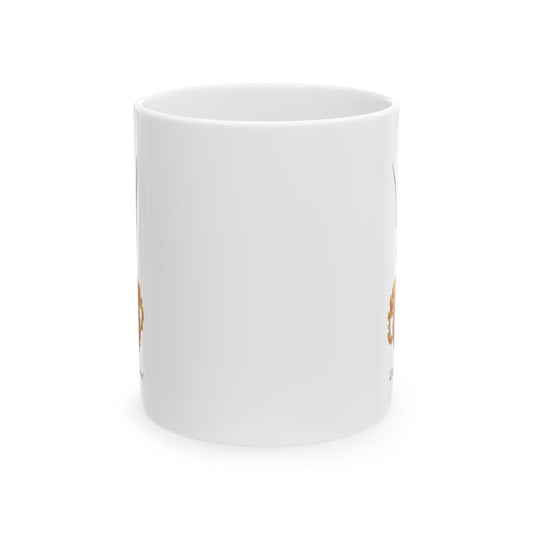 Butterfly Orchid Botanical Print | Ceramic Coffee Cup 11oz