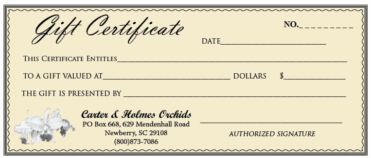Gift Plants & Certificates