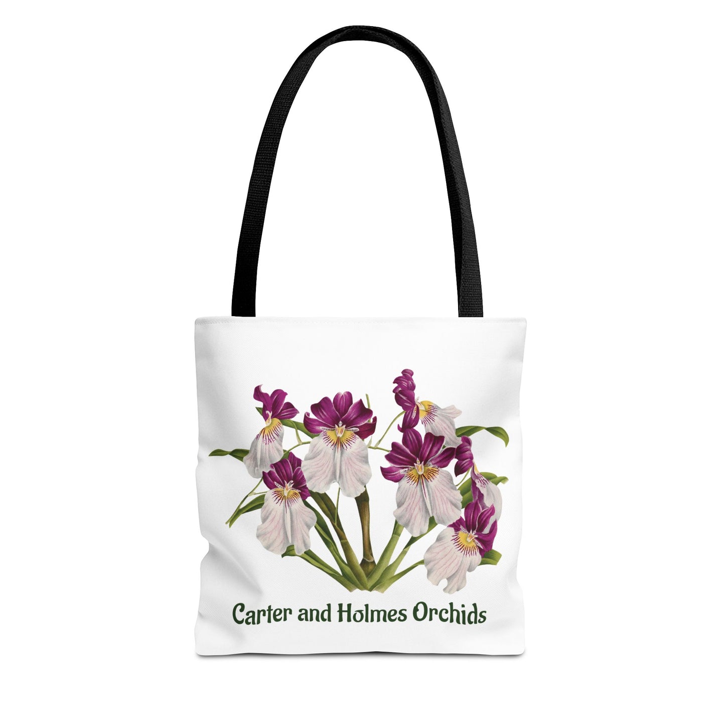 Pansy Orchid Carter and Holmes Tote Bag | Floral Botanical Illustration