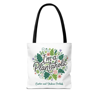 I'm a Plantaholic Orchid tote | Carter and Holmes Orchids