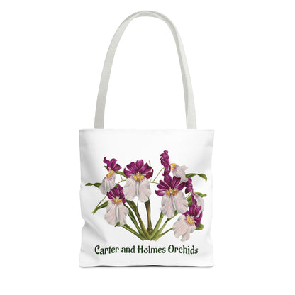 Pansy Orchid Carter and Holmes Tote Bag | Floral Botanical Illustration