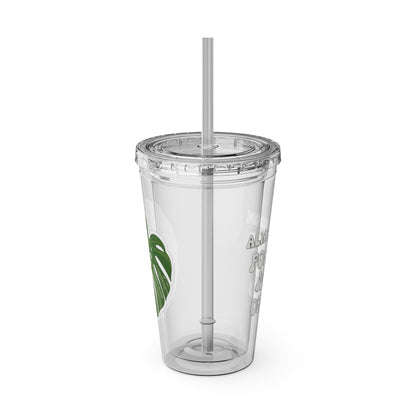 Sunsplash Tumbler with Straw, 16oz