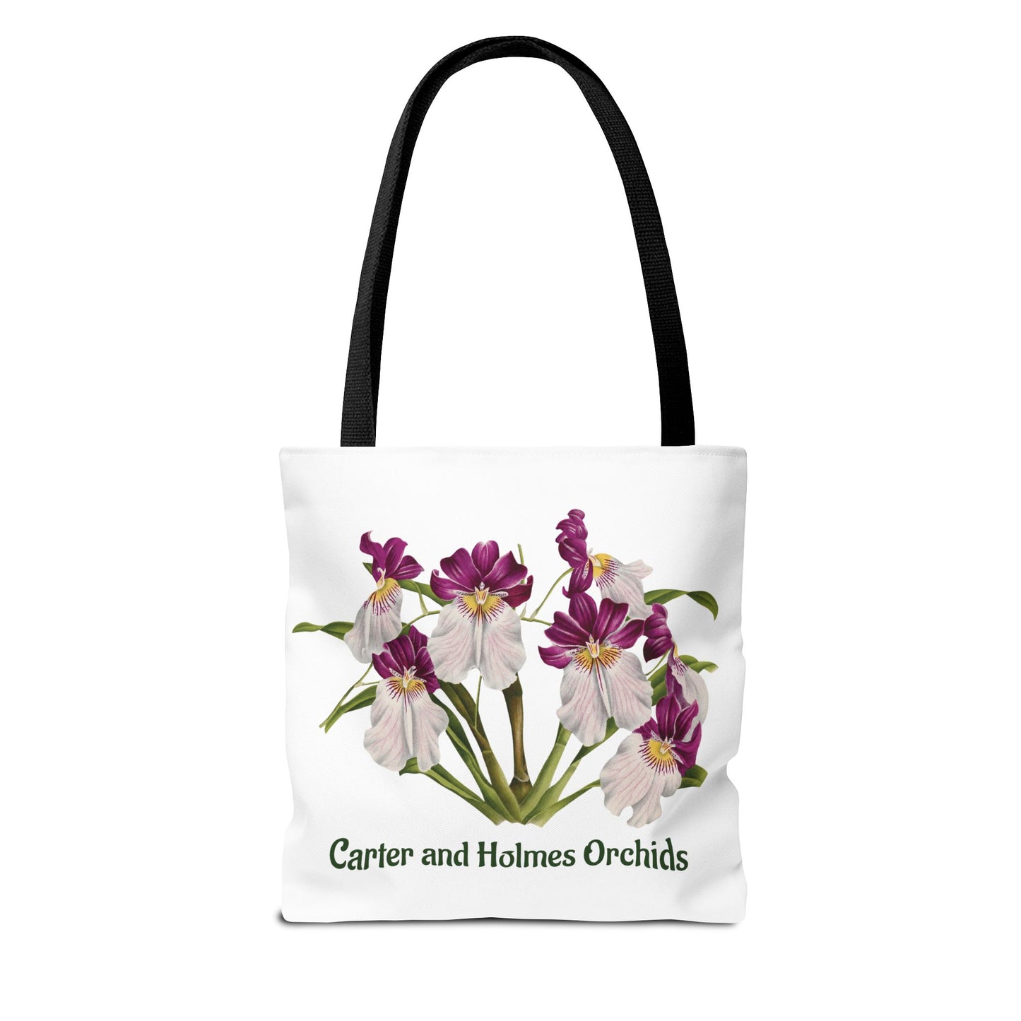 Pansy Orchid Carter and Holmes Tote Bag | Floral Botanical Illustration