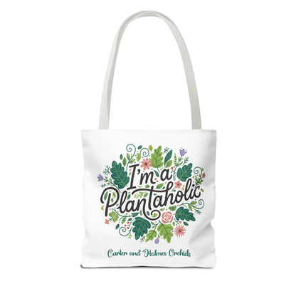 I'm a Plantaholic Orchid tote | Carter and Holmes Orchids