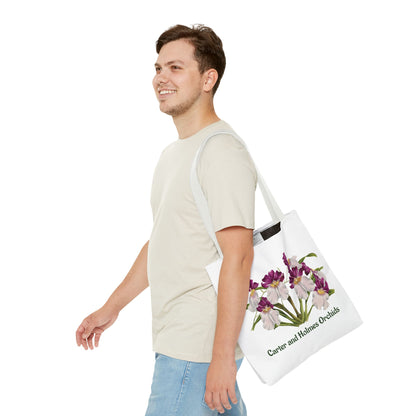 Pansy Orchid Carter and Holmes Tote Bag | Floral Botanical Illustration