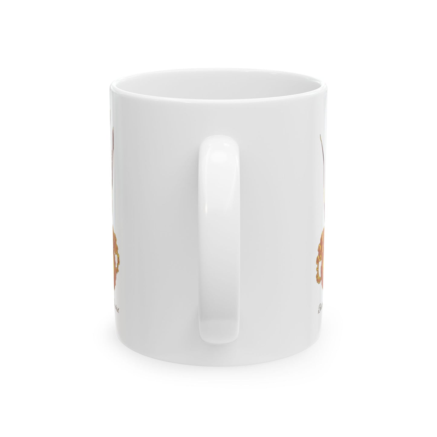 Butterfly Orchid Botanical Print | Ceramic Coffee Cup 11oz