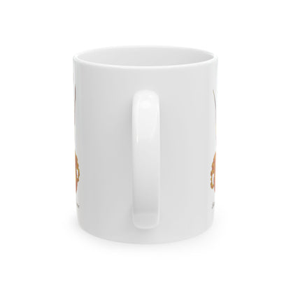 Butterfly Orchid Botanical Print | Ceramic Coffee Cup 11oz