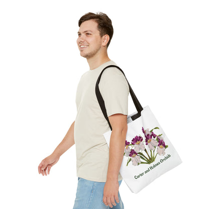 Pansy Orchid Carter and Holmes Tote Bag | Floral Botanical Illustration