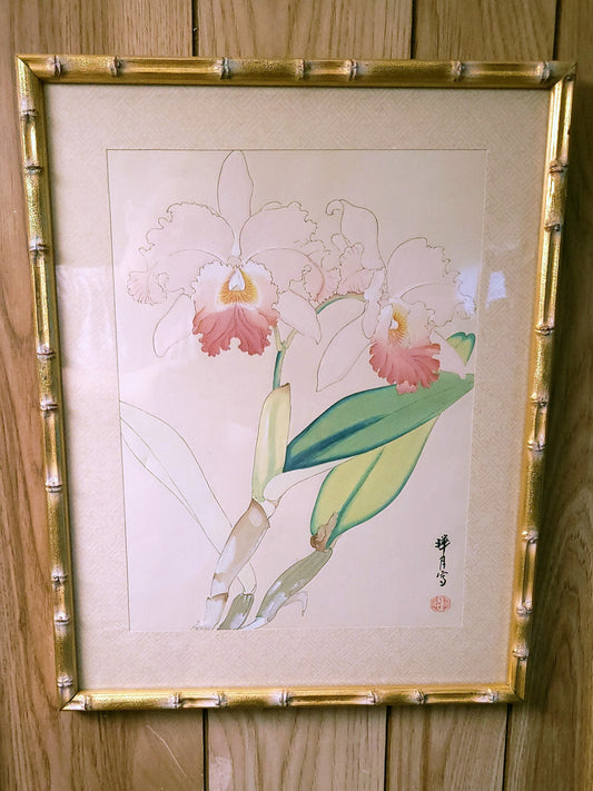 Cattleya Proof/Print by Zuigetsu Ikeda