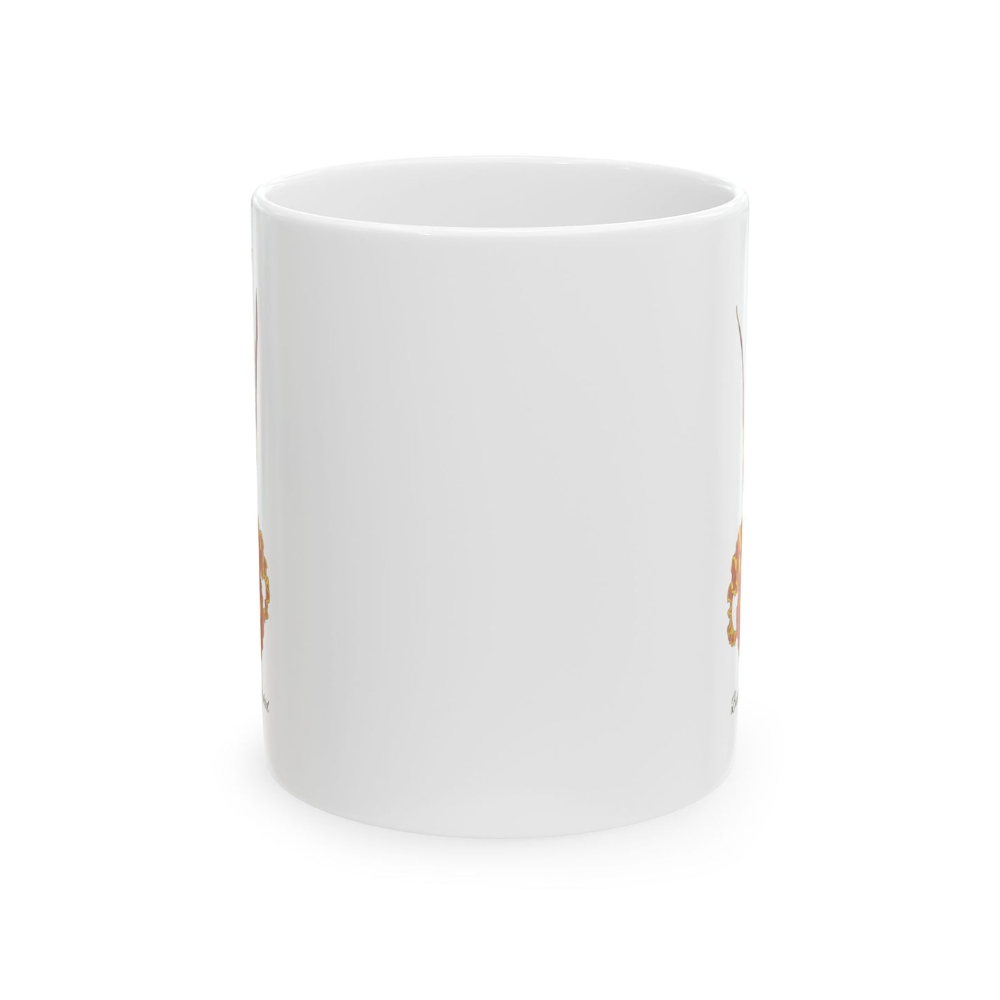 Butterfly Orchid Botanical Print | Ceramic Coffee Cup 11oz