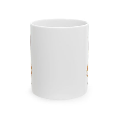 Butterfly Orchid Botanical Print | Ceramic Coffee Cup 11oz