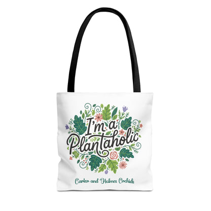 I'm a Plantaholic Orchid tote | Carter and Holmes Orchids
