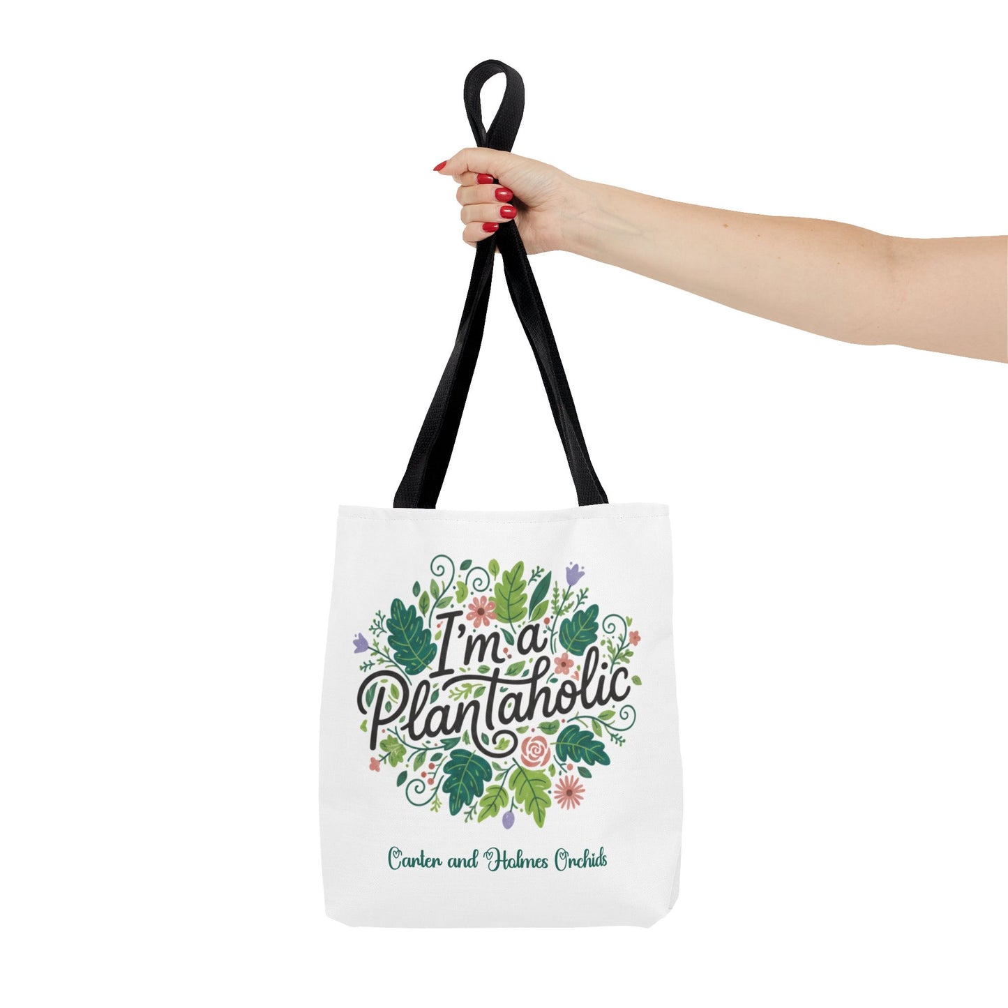 I'm a Plantaholic Orchid tote | Carter and Holmes Orchids