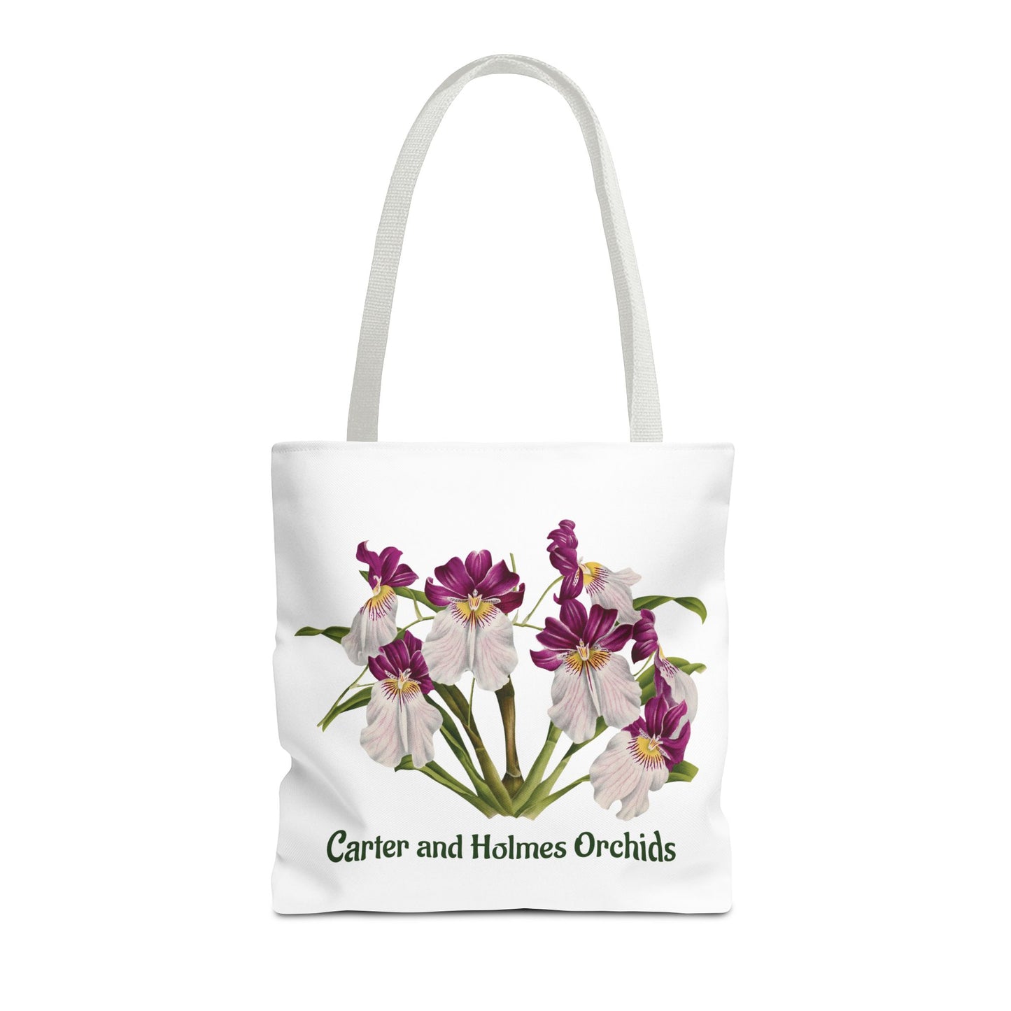 Pansy Orchid Carter and Holmes Tote Bag | Floral Botanical Illustration