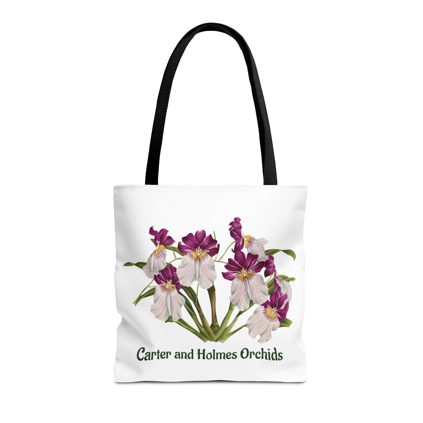Pansy Orchid Carter and Holmes Tote Bag | Floral Botanical Illustration