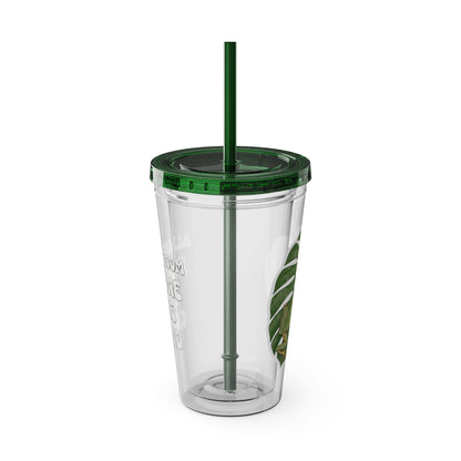 Sunsplash Tumbler with Straw, 16oz