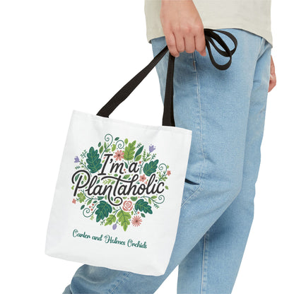 I'm a Plantaholic Orchid tote | Carter and Holmes Orchids