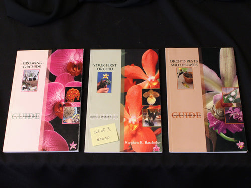 Set of Three- American Orchid Society Books
