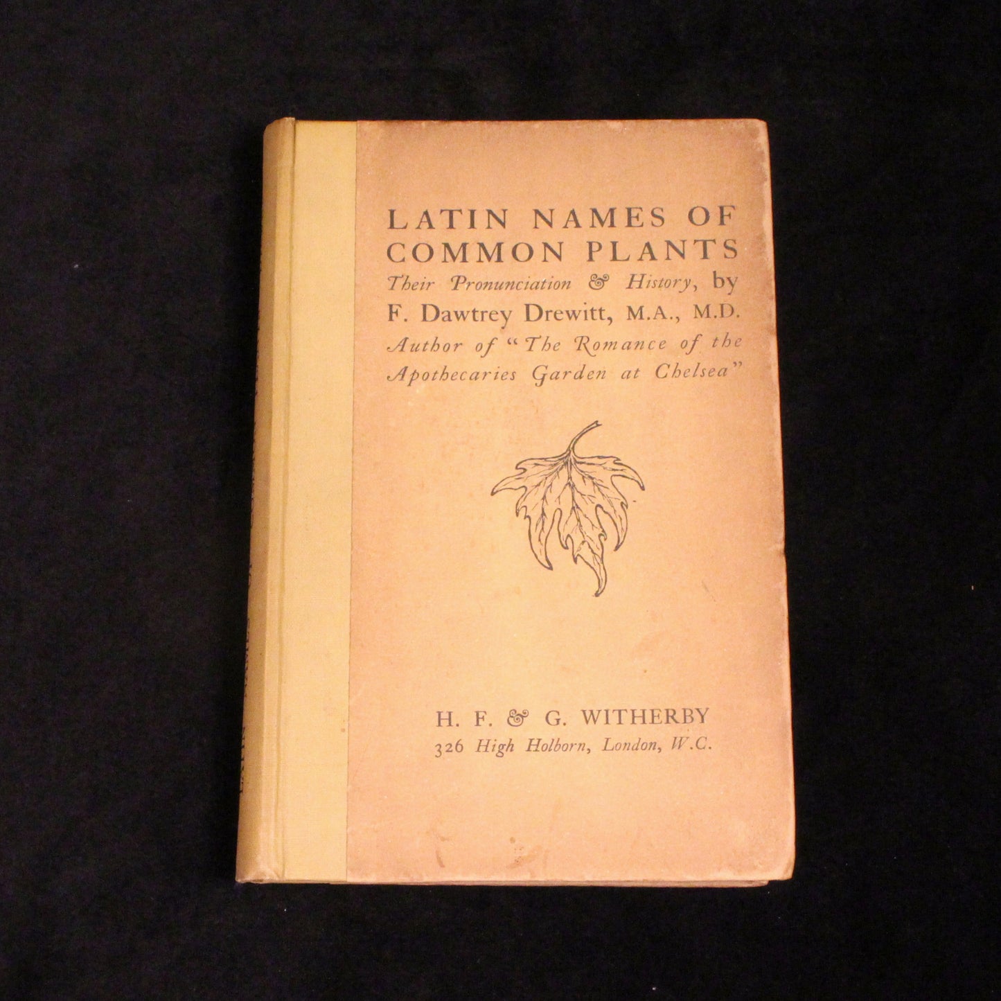 Latin Names of Common Plants: Their Pronunciation & History