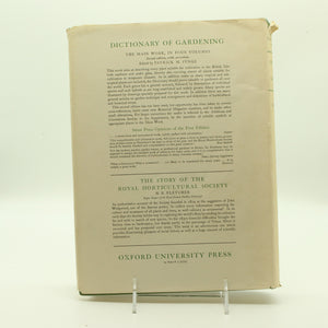 RHS Dictionary of Gardening- 5 Volumes