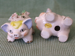 Smiling Pigs-Vintage Salt & Pepper Shakers