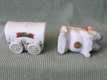 Load image into Gallery viewer, Oxen &amp; Covered Wagon-Vintage Salt &amp; Pepper Shakers