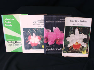Bundle of Four Vintage Orchid Manuals